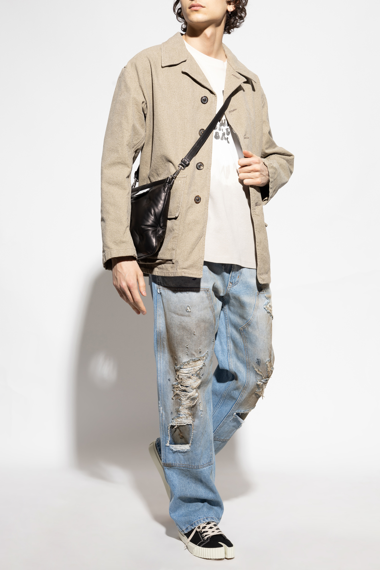 ■MM6 Maison Margiela■ Denim Pants Green Cast S62KB0120S305 mm6-maison-margiela-wide-leg-